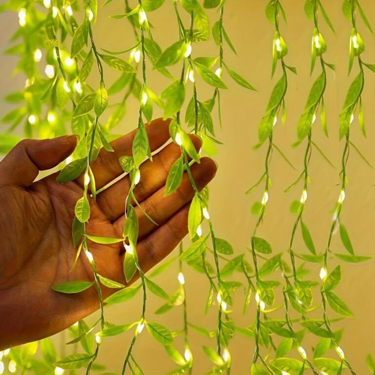 green leaf led curtain 02